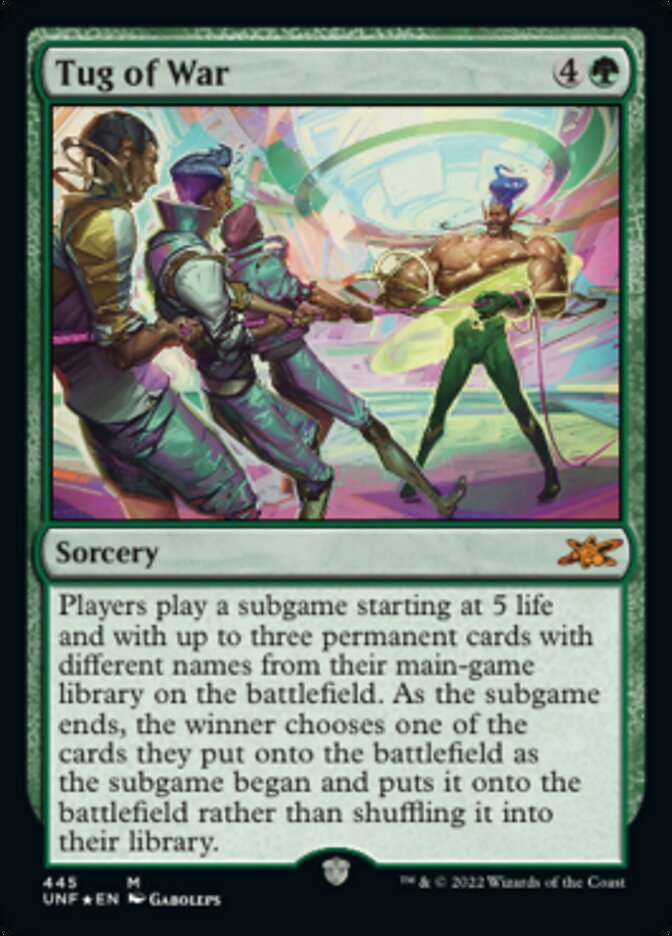 Tug of War (Galaxy Foil) [Unfinity] | Gate City Games LLC
