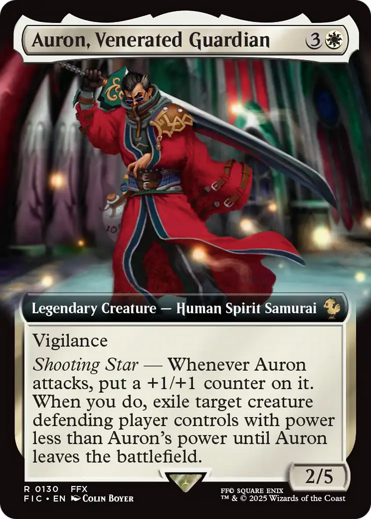 Auron, Venerated Guardian (Extended Art) [FINAL FANTASY Commander] | Gate City Games LLC
