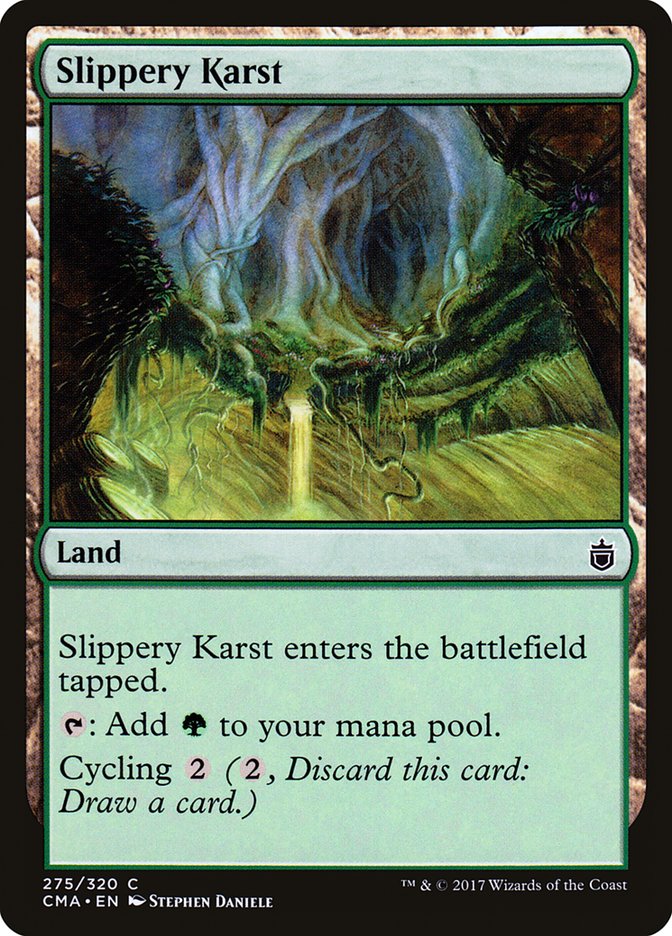 Slippery Karst [Commander Anthology] | Gate City Games LLC