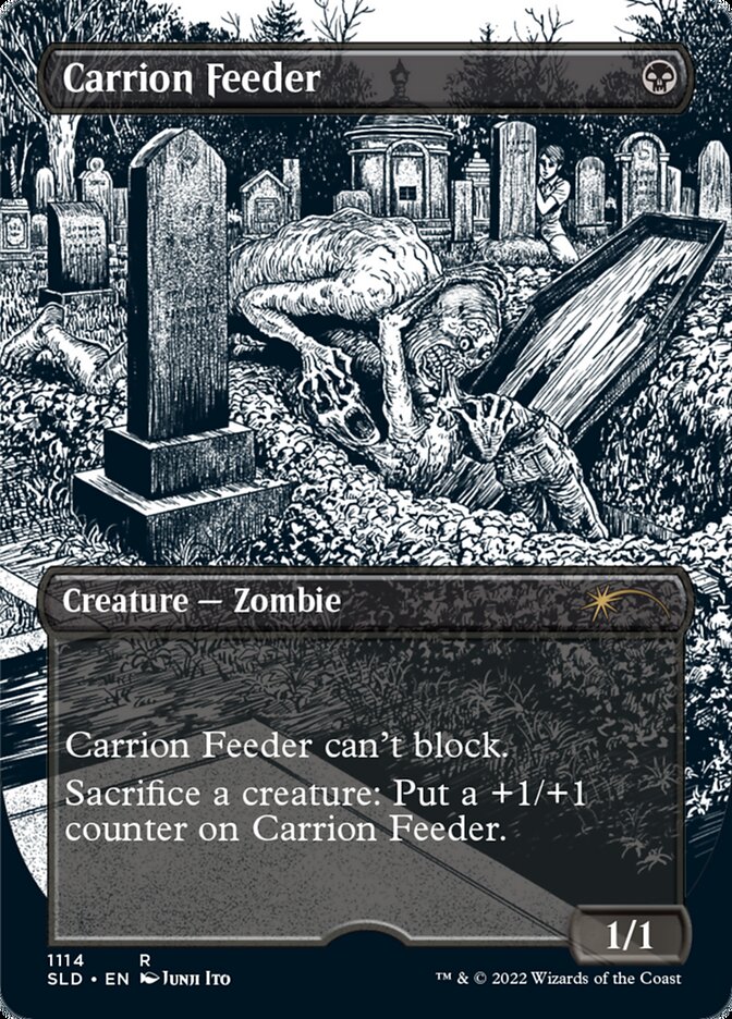 Carrion Feeder (Borderless Etched Foil) [Secret Lair Drop Series] | Gate City Games LLC