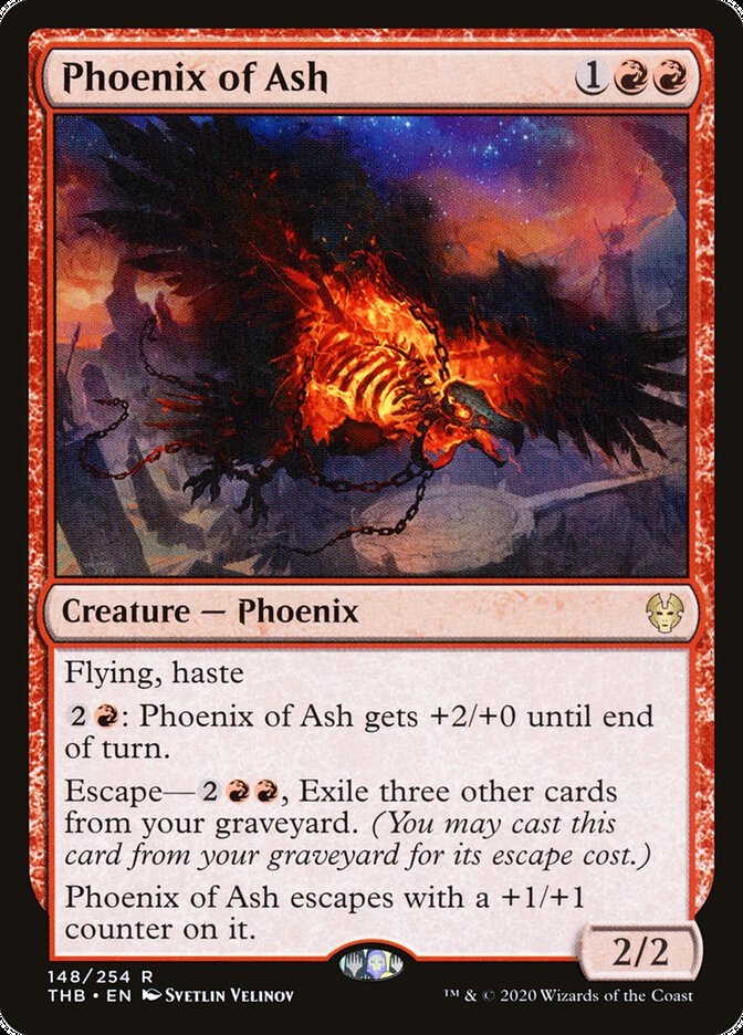 Phoenix of Ash [Theros Beyond Death] | Gate City Games LLC