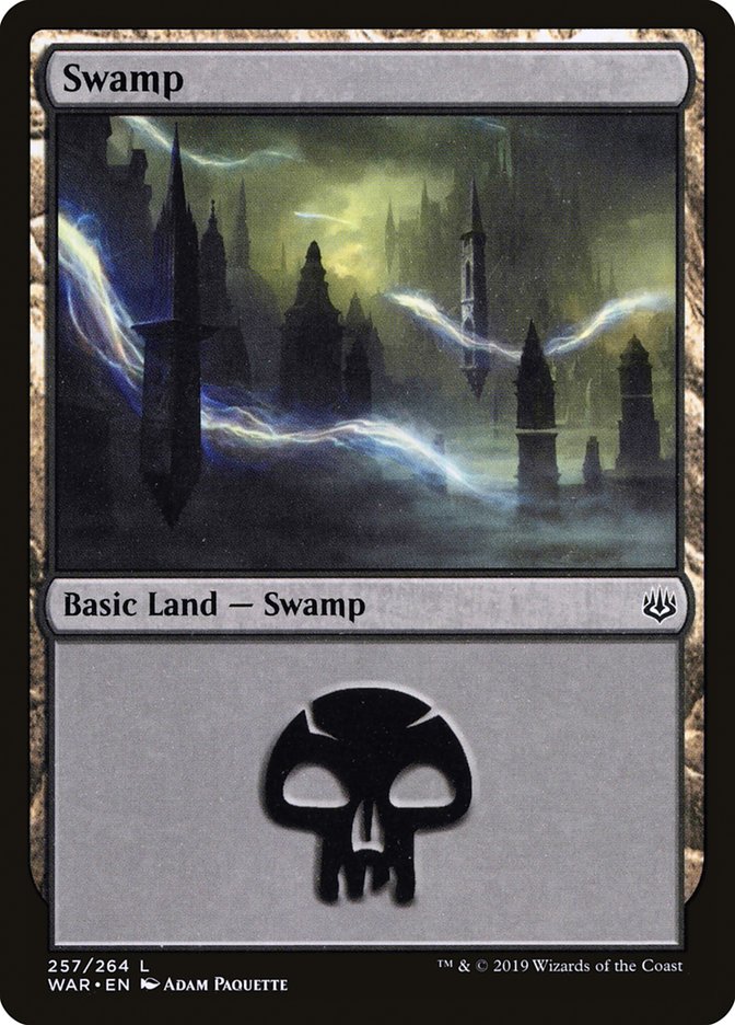Swamp (257) [War of the Spark] | Gate City Games LLC