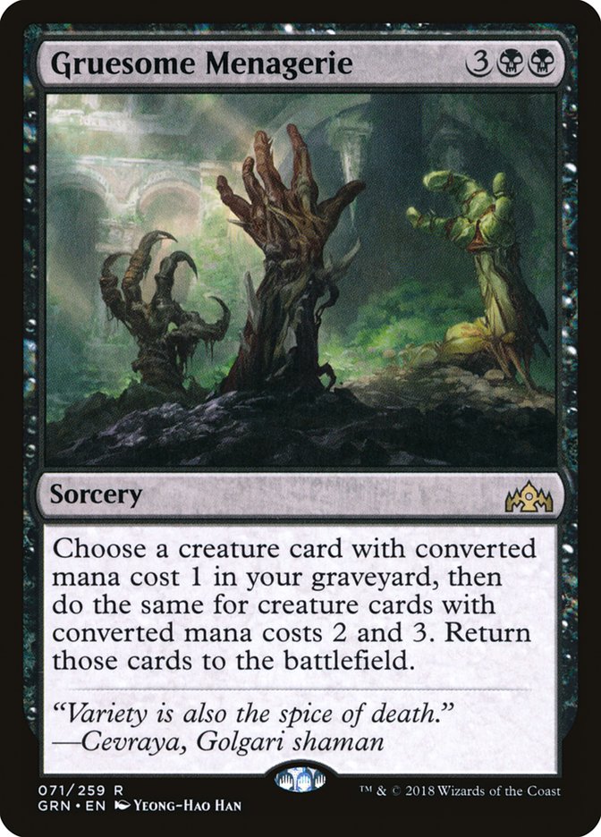 Gruesome Menagerie [Guilds of Ravnica] | Gate City Games LLC