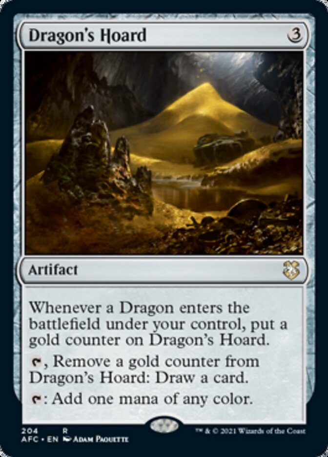 Dragon's Hoard [Dungeons & Dragons: Adventures in the Forgotten Realms Commander] | Gate City Games LLC