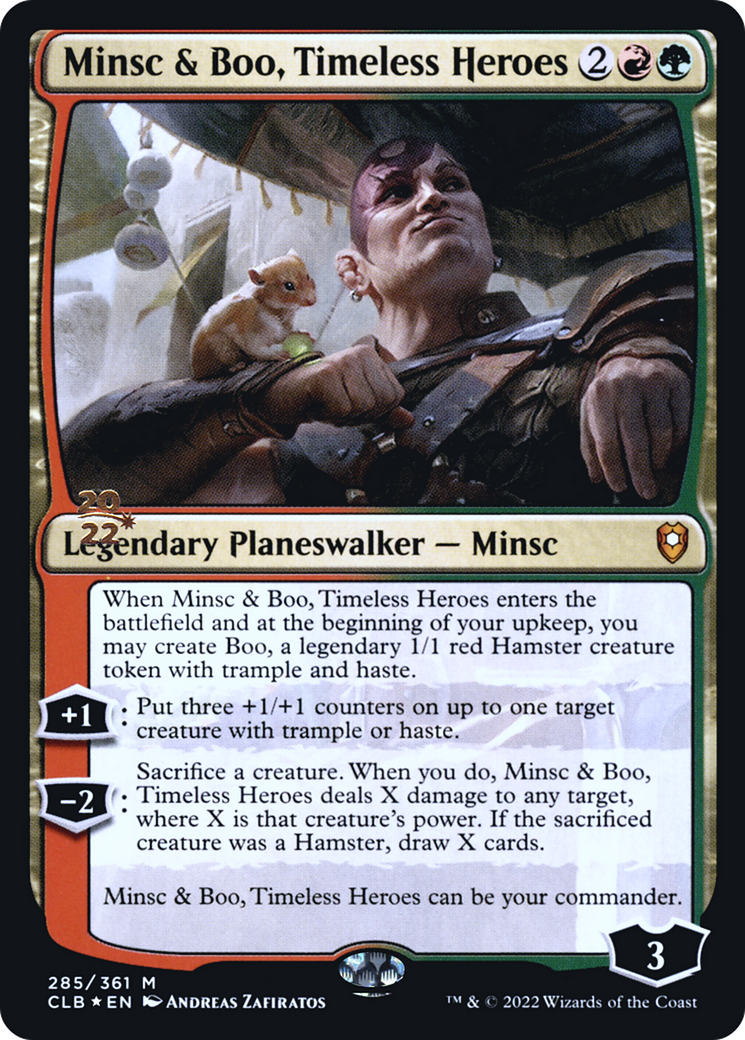 Minsc & Boo, Timeless Heroes (Promo Pack) [The Lost Caverns of Ixalan Promos] | Gate City Games LLC