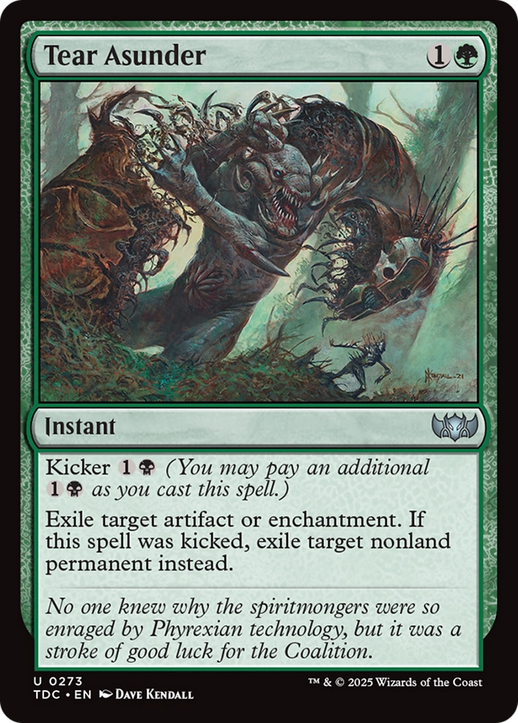 Tear Asunder [Tarkir: Dragonstorm Commander] | Gate City Games LLC