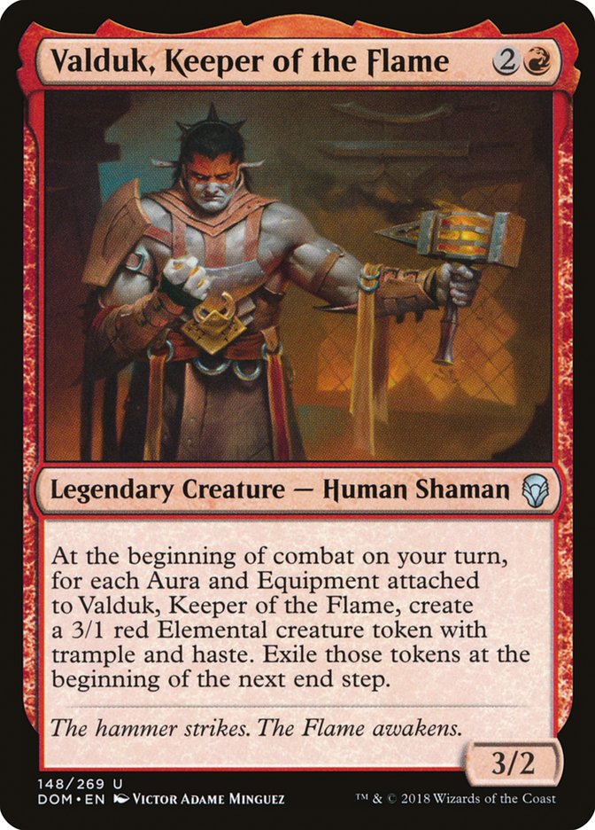 Valduk, Keeper of the Flame [Dominaria] | Gate City Games LLC