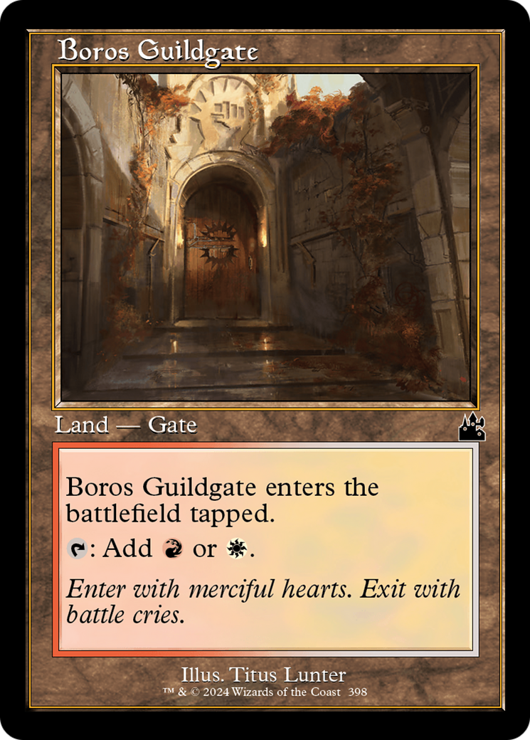 Boros Guildgate (Retro Frame) [Ravnica Remastered] | Gate City Games LLC