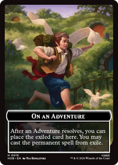Human Soldier // On An Adventure Double-Sided Token [The Hobbit Tokens] | Gate City Games LLC