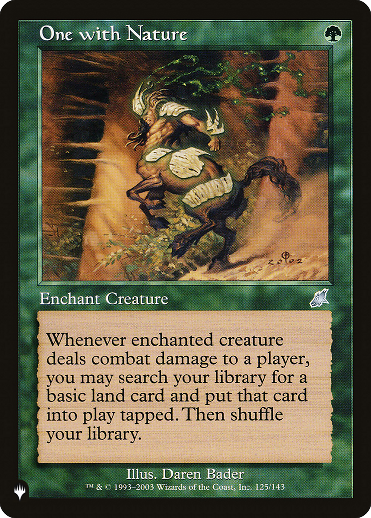 One with Nature [The List] | Gate City Games LLC