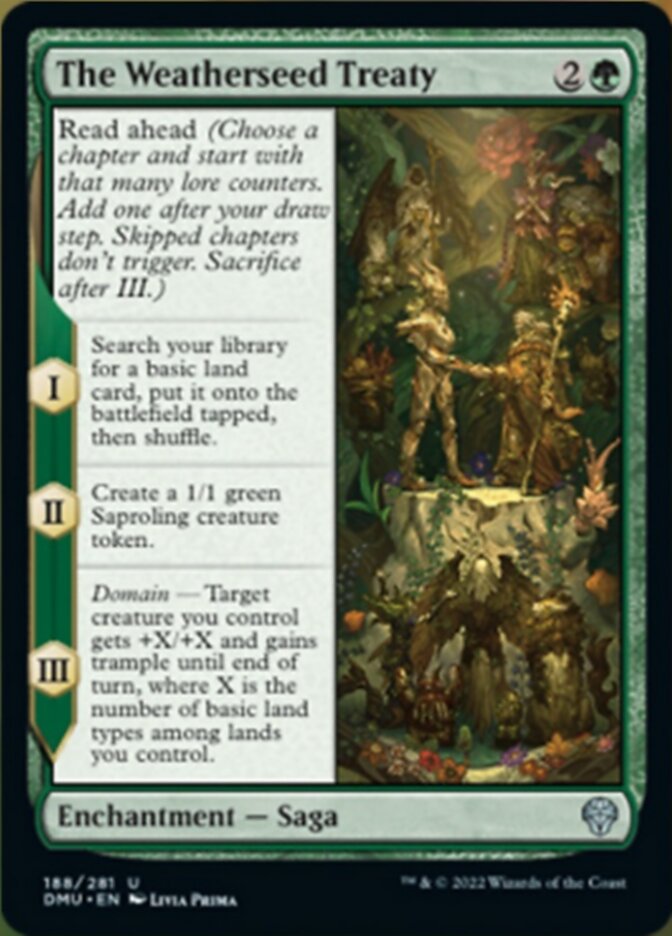 The Weatherseed Treaty [Dominaria United] | Gate City Games LLC