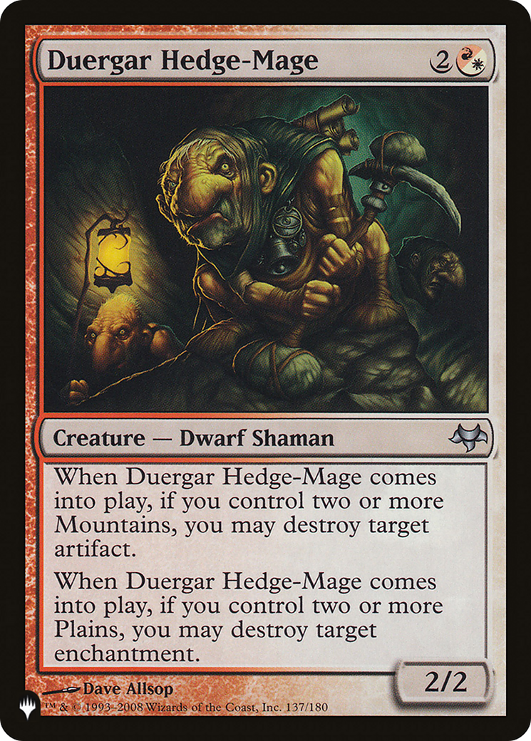 Duergar Hedge-Mage [The List] | Gate City Games LLC