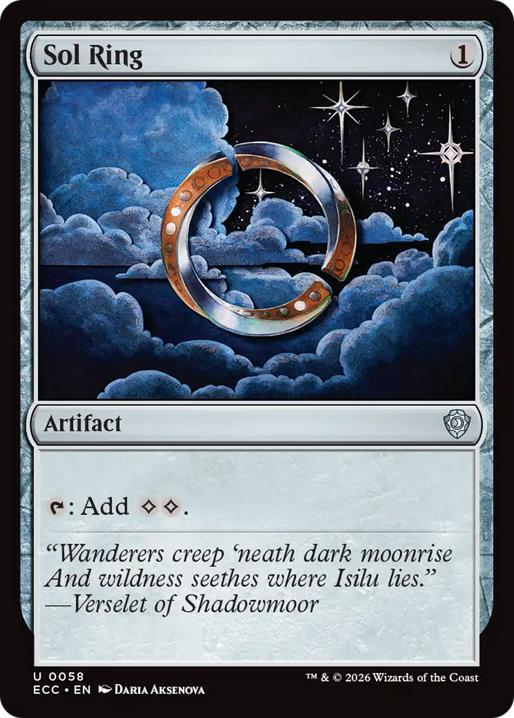 Sol Ring (0058) [Lorwyn Eclipsed Commander] | Gate City Games LLC
