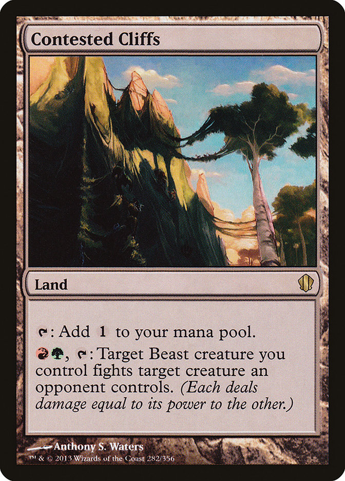 Contested Cliffs [Commander 2013] | Gate City Games LLC