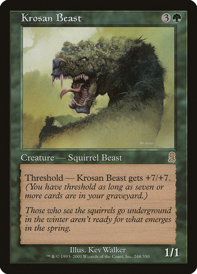 Krosan Beast [Odyssey] | Gate City Games LLC