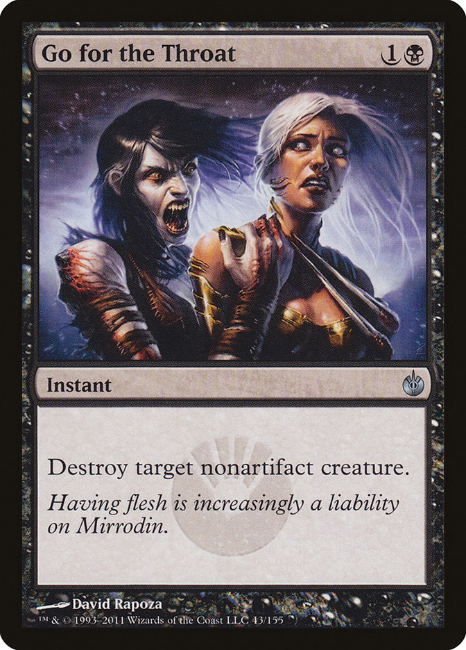 Go for the Throat [Mirrodin Besieged] | Gate City Games LLC