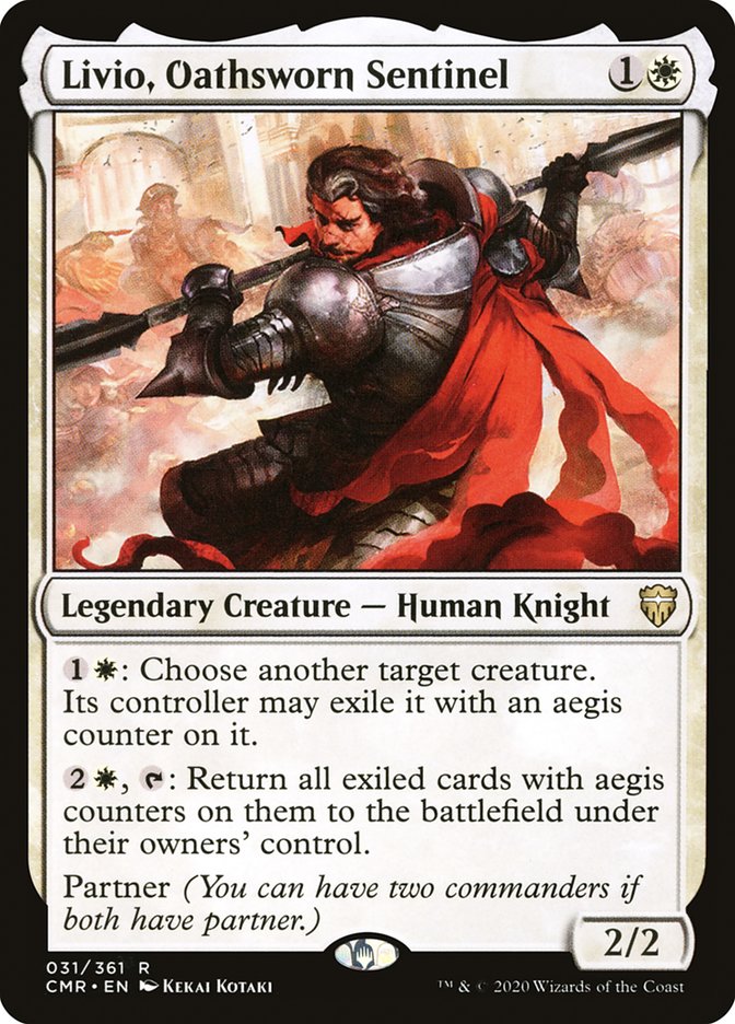 Livio, Oathsworn Sentinel [Commander Legends] | Gate City Games LLC