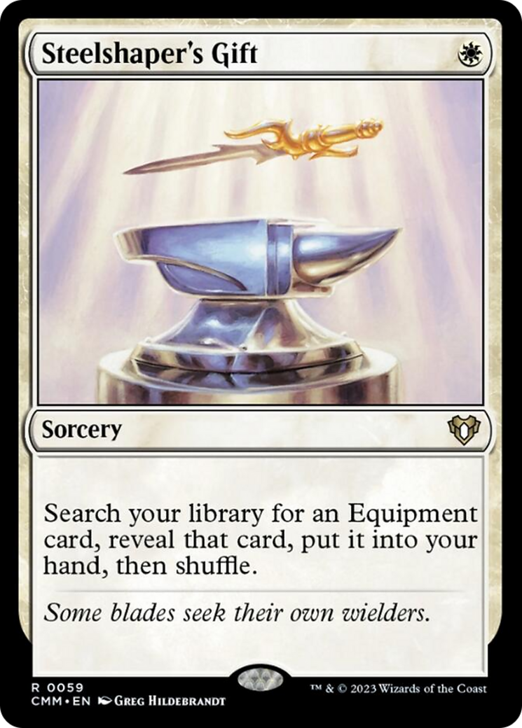 Steelshaper's Gift [Commander Masters] | Gate City Games LLC
