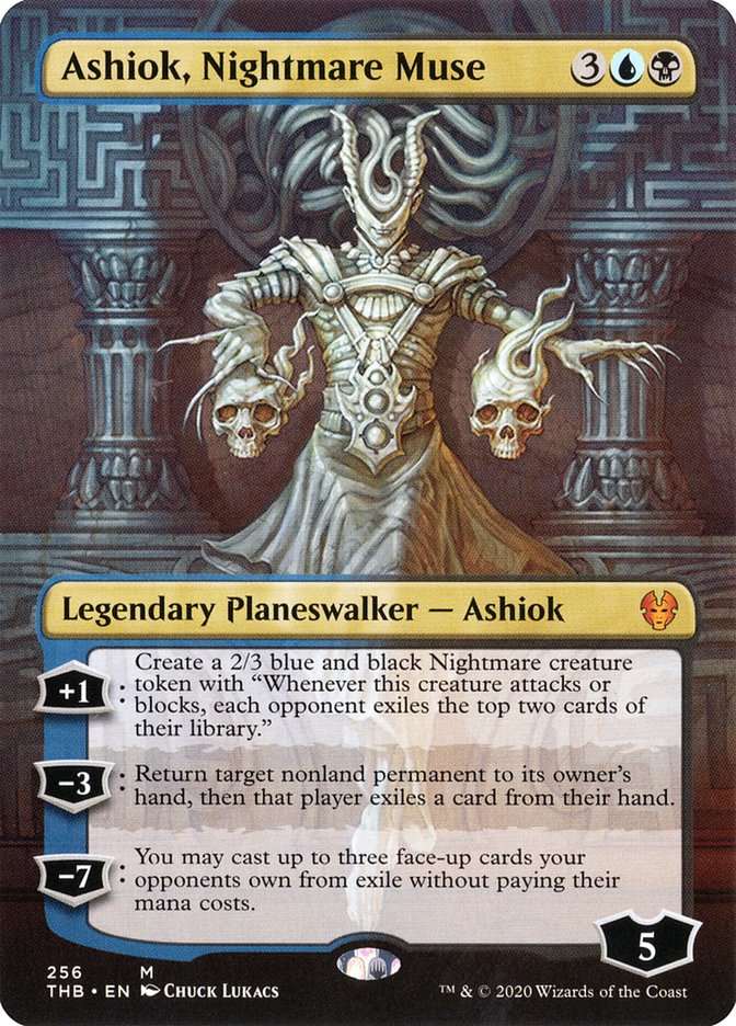 Ashiok, Nightmare Muse (Borderless) [Theros Beyond Death] | Gate City Games LLC