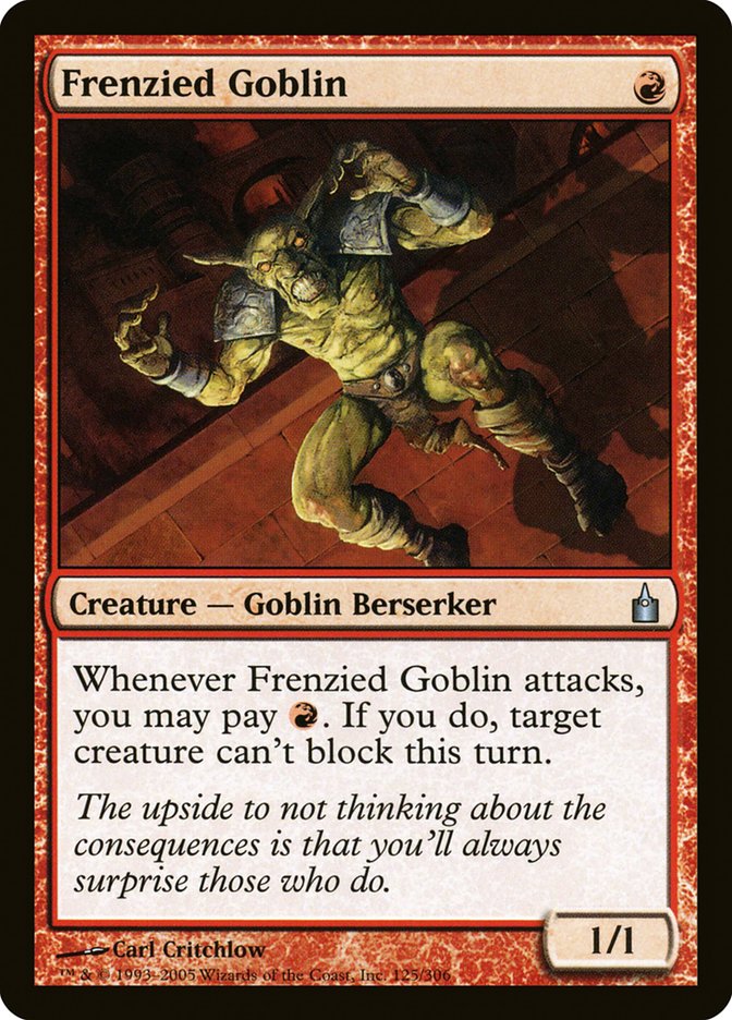 Frenzied Goblin [Ravnica: City of Guilds] | Gate City Games LLC
