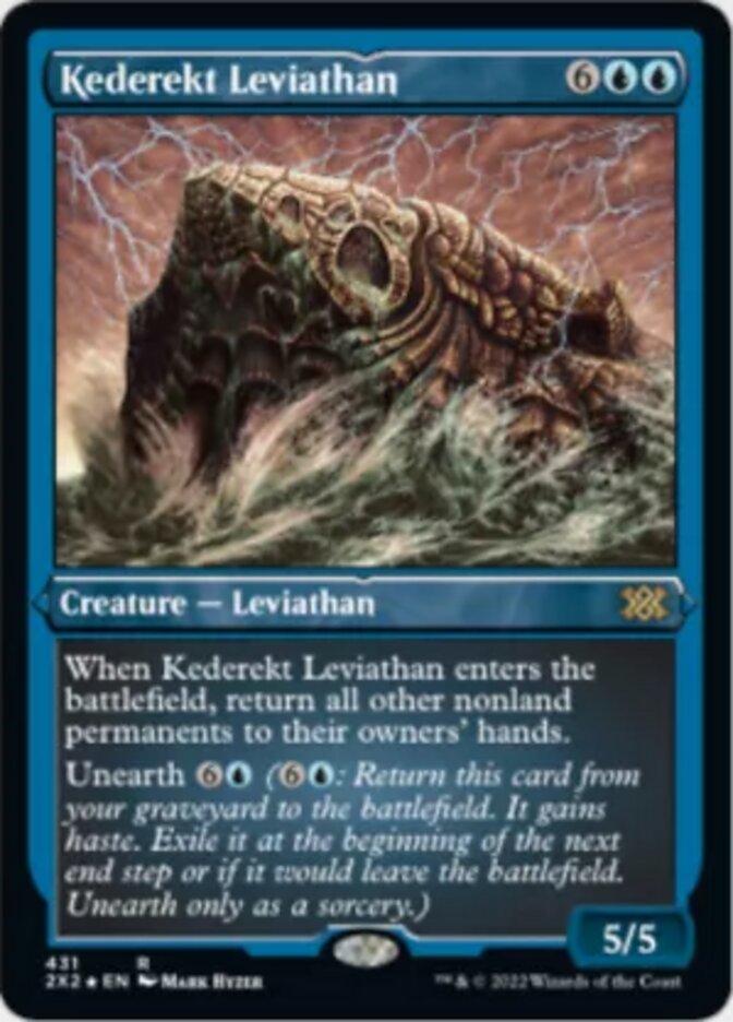 Kederekt Leviathan (Foil Etched) [Double Masters 2022] | Gate City Games LLC