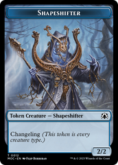 Blood // Shapeshifter Double-Sided Token [March of the Machine Commander Tokens] | Gate City Games LLC