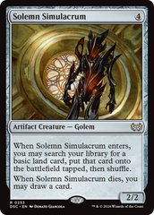 Solemn Simulacrum [Duskmourn: House of Horror Commander] | Gate City Games LLC