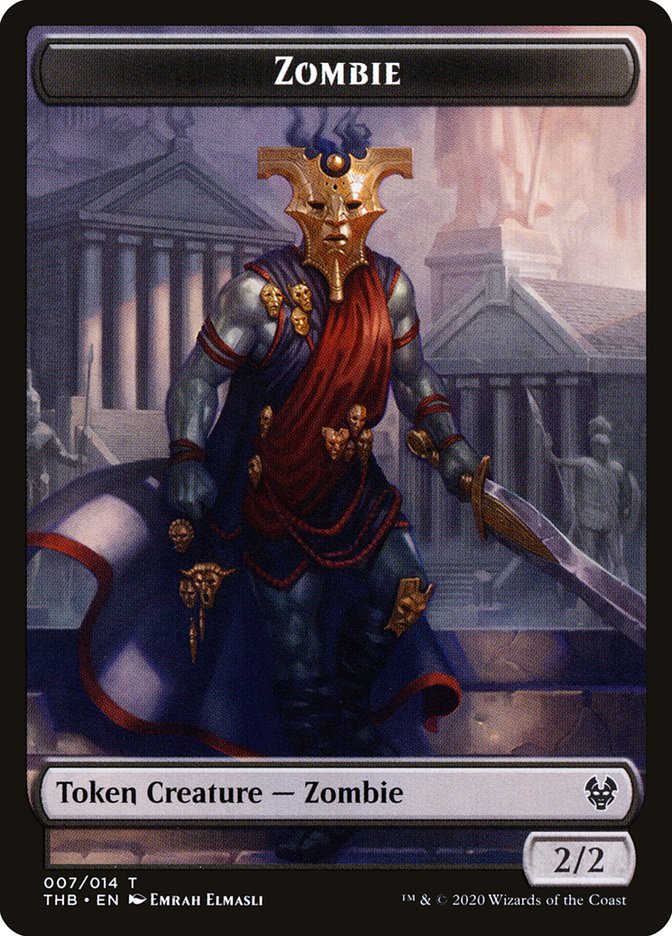 Zombie Token [Theros Beyond Death Tokens] | Gate City Games LLC