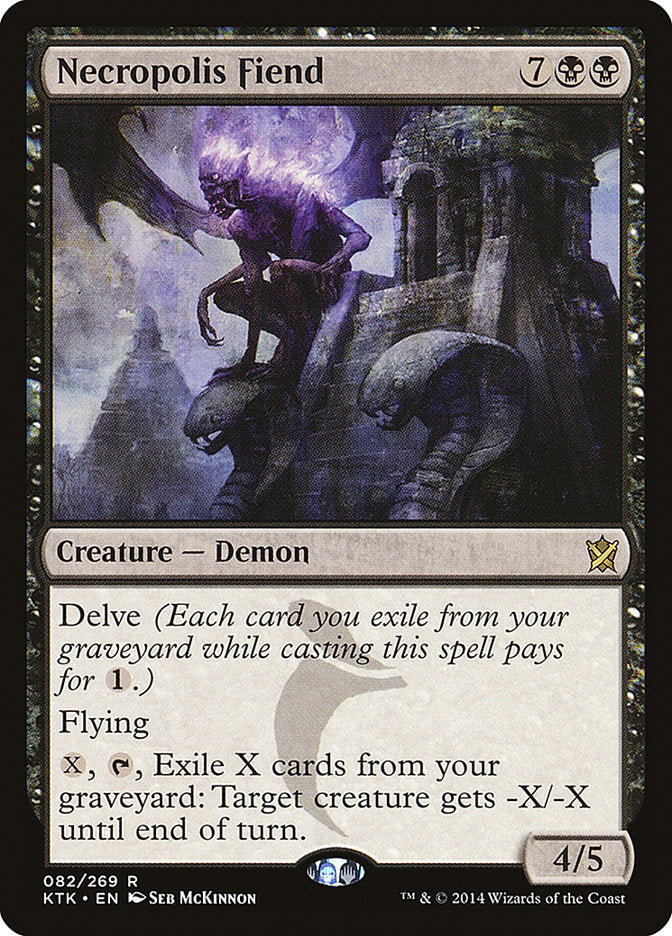 Necropolis Fiend [Khans of Tarkir] | Gate City Games LLC