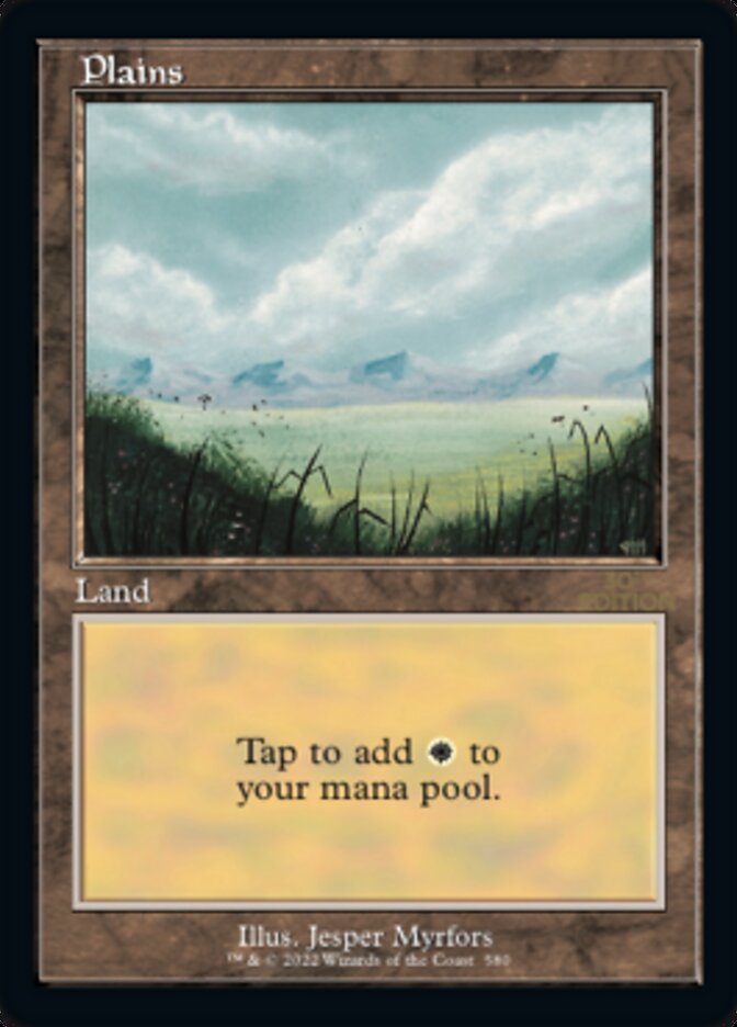 Plains (Retro) (580) [30th Anniversary Edition] | Gate City Games LLC