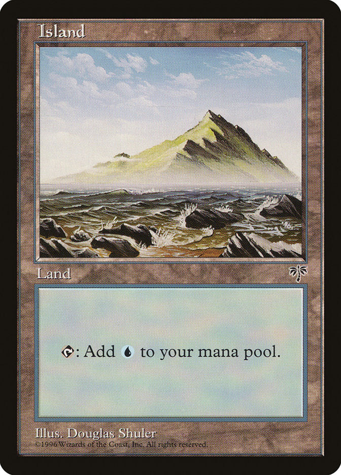Island (No Tree / Blue Sky / Peak on Right) [Mirage] | Gate City Games LLC