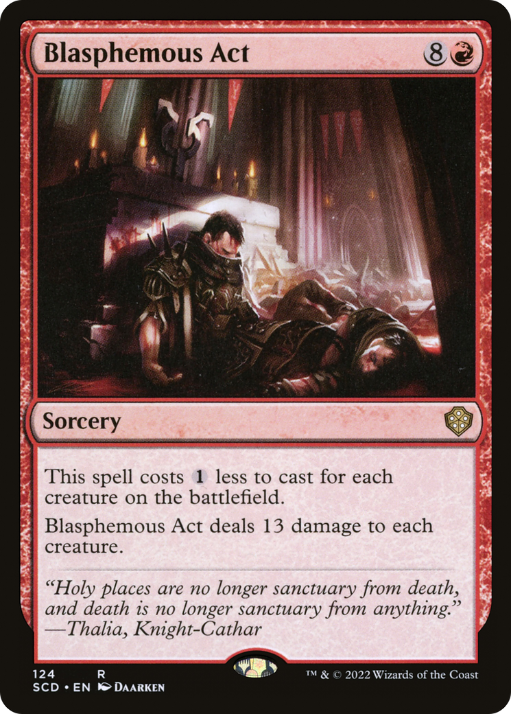 Blasphemous Act [Starter Commander Decks] | Gate City Games LLC