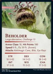 Beholder Art Card [Dungeons & Dragons: Adventures in the Forgotten Realms Art Series] | Gate City Games LLC
