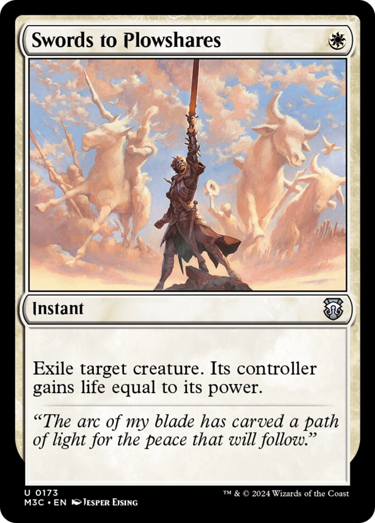 Swords to Plowshares (Ripple Foil) [Modern Horizons 3 Commander] | Gate City Games LLC