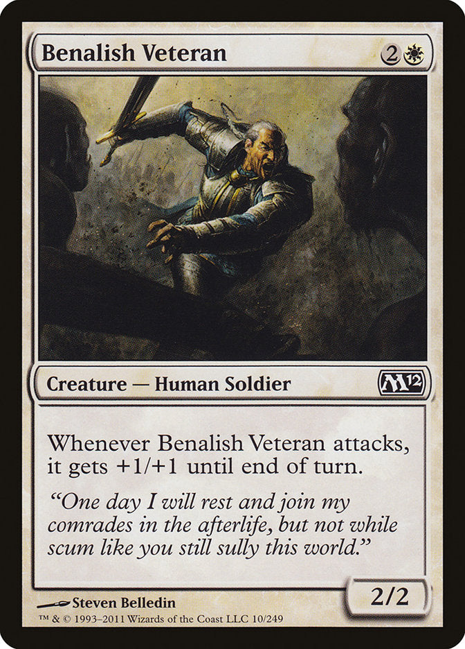 Benalish Veteran [Magic 2012] | Gate City Games LLC
