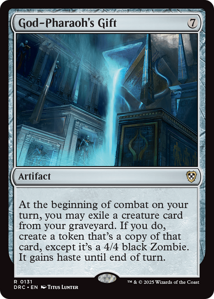 God-Pharaoh's Gift [Aetherdrift Commander] | Gate City Games LLC