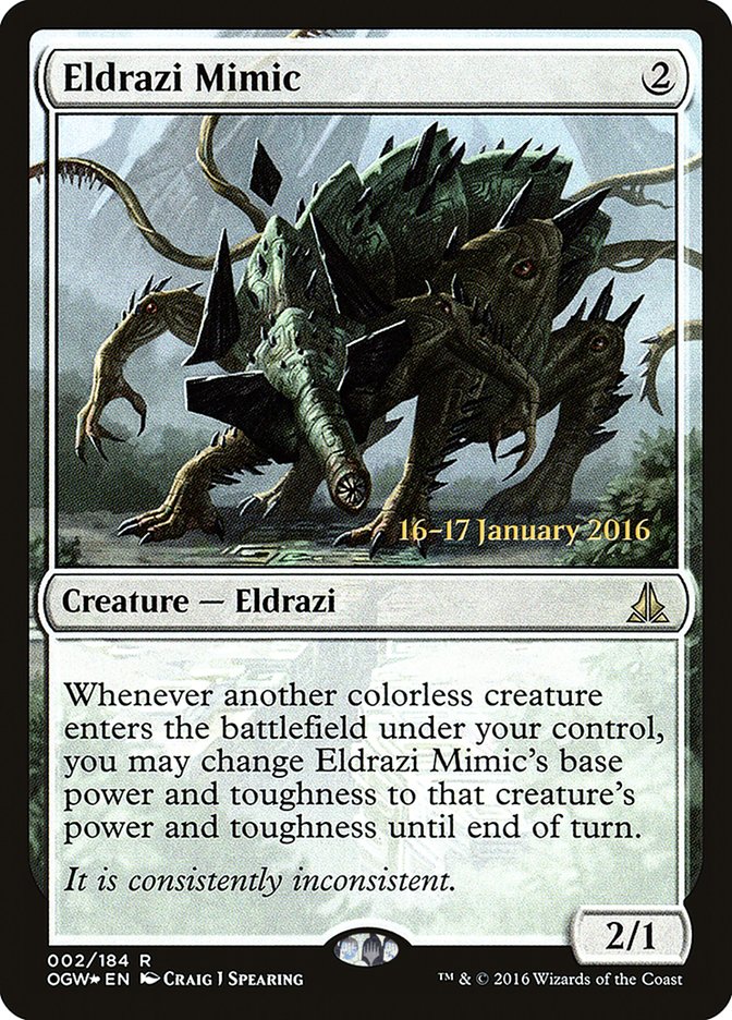 Eldrazi Mimic [Oath of the Gatewatch Prerelease Promos] | Gate City Games LLC