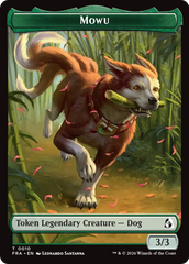 Ajani's Pridemate // Mowu Double-Sided Token [Reality Fracture Tokens] | Gate City Games LLC