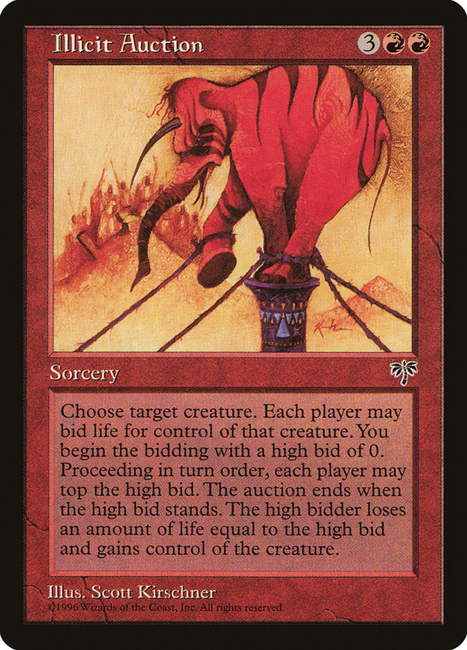 Illicit Auction [Mirage] | Gate City Games LLC
