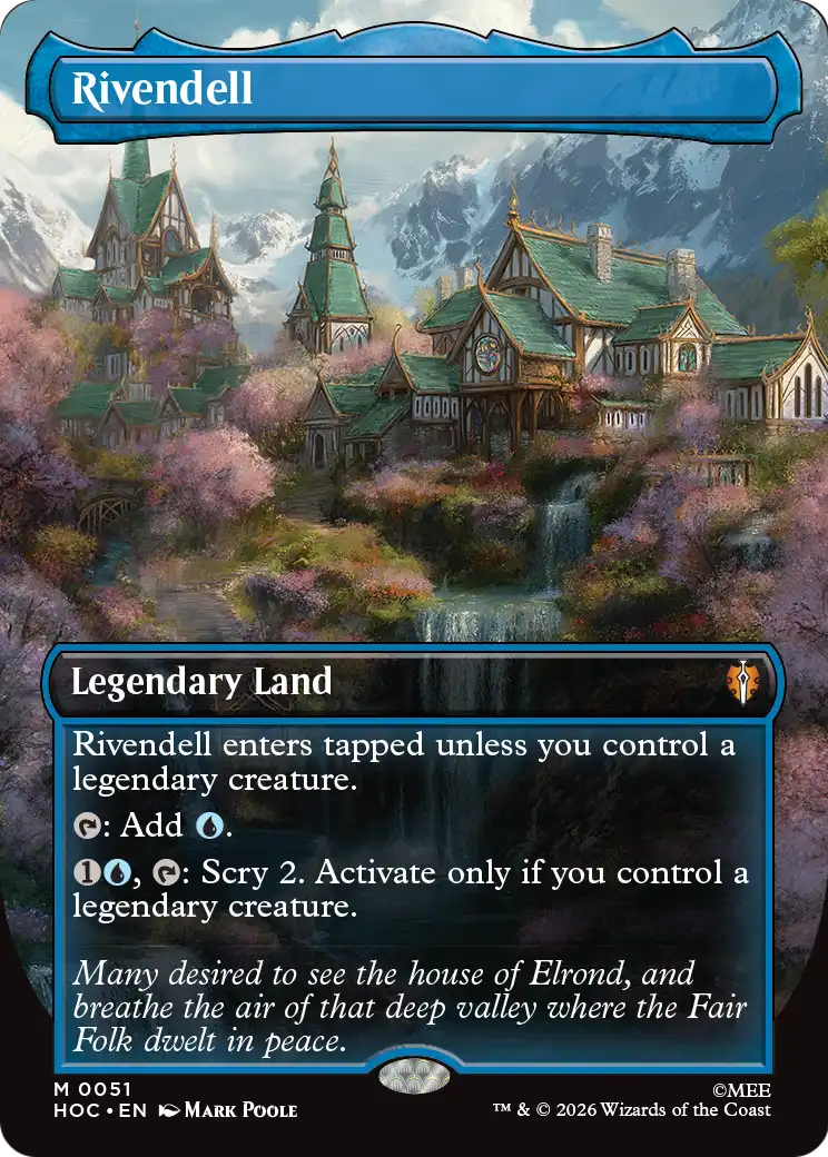 Rivendell (Borderless) [The Hobbit: Eternal-Legal] | Gate City Games LLC