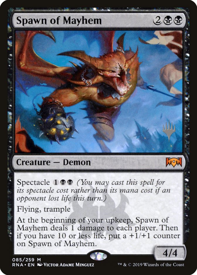 Spawn of Mayhem (Promo Pack) [Ravnica Allegiance Promos] | Gate City Games LLC