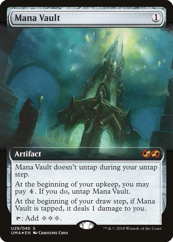 Mana Vault (Topper) [Ultimate Masters Box Topper] | Gate City Games LLC