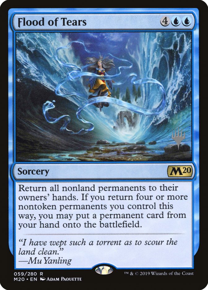 Flood of Tears (Promo Pack) [Core Set 2020 Promos] | Gate City Games LLC