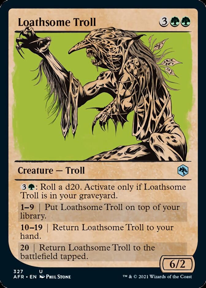 Loathsome Troll (Showcase) [Dungeons & Dragons: Adventures in the Forgotten Realms] | Gate City Games LLC