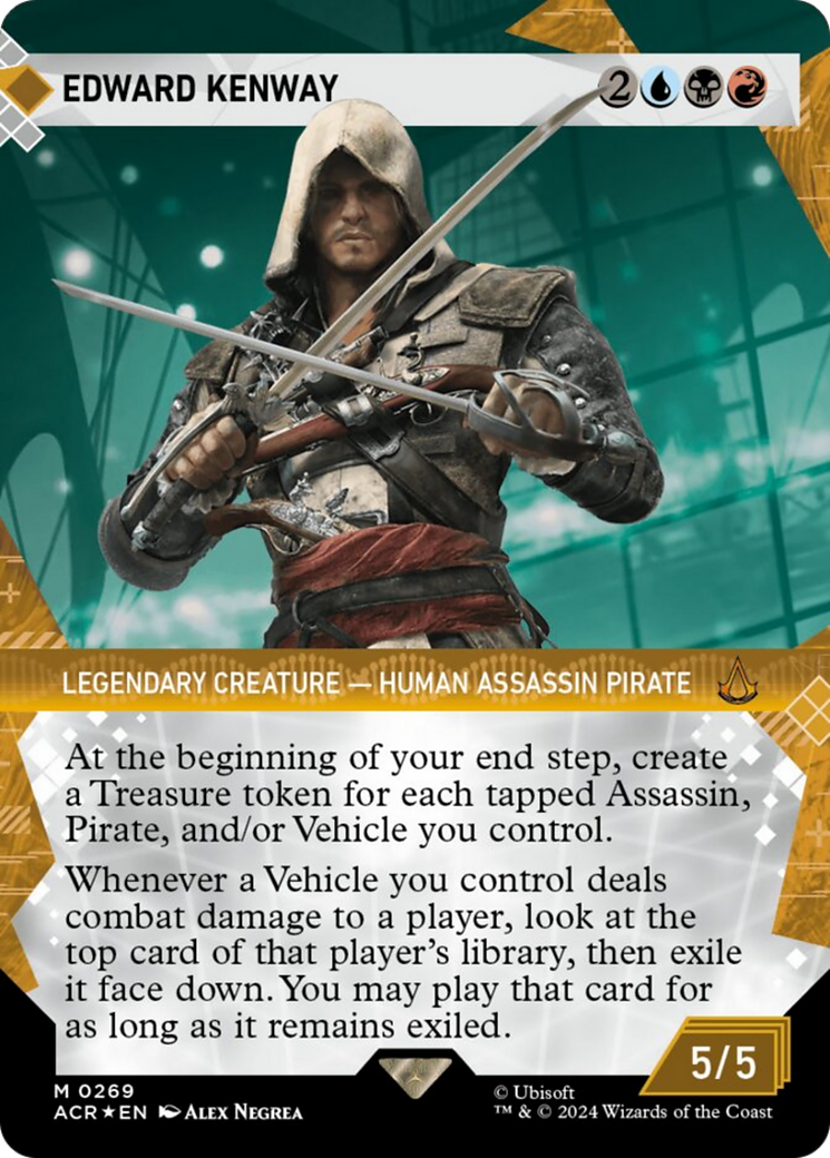 Edward Kenway (Showcase) (Textured Foil) [Assassin's Creed] | Gate City Games LLC