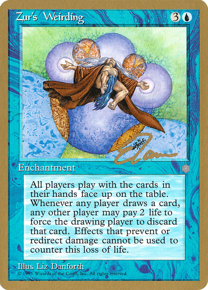 Zur's Weirding (Eric Tam) [Pro Tour Collector Set] | Gate City Games LLC