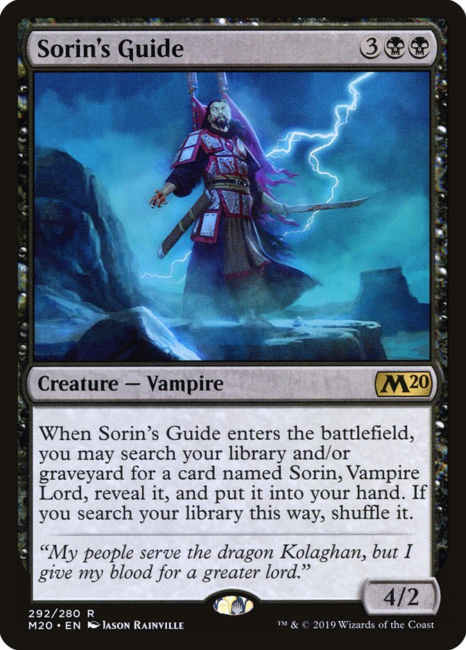 Sorin's Guide [Core Set 2020] | Gate City Games LLC
