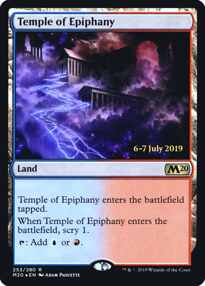 Temple of Epiphany [Core Set 2020 Prerelease Promos] | Gate City Games LLC
