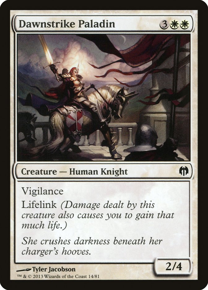 Dawnstrike Paladin [Duel Decks: Heroes vs. Monsters] | Gate City Games LLC