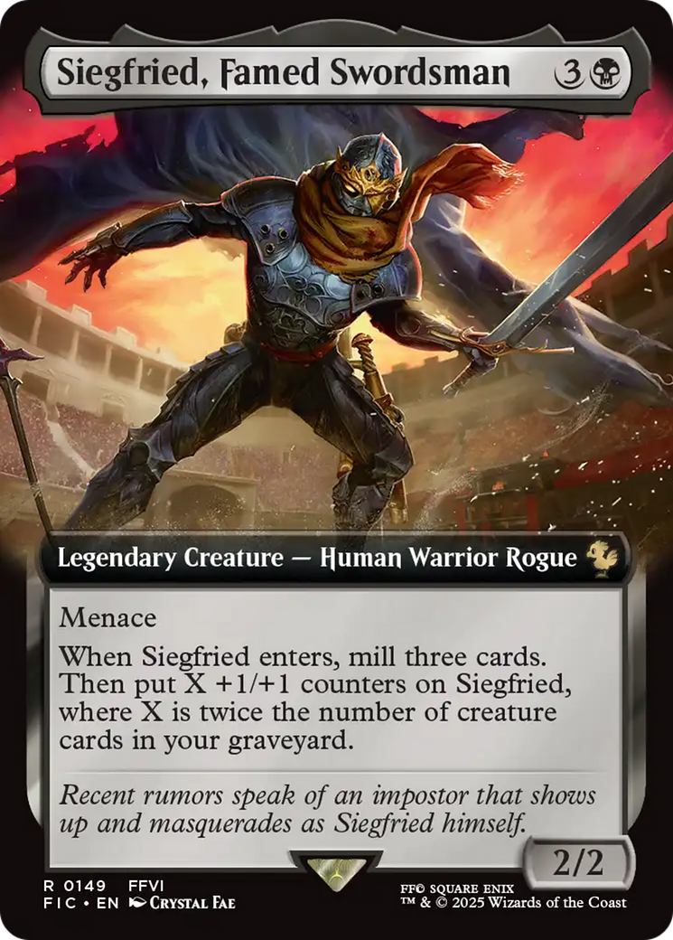 Siegfried, Famed Swordsman (Extended Art) [FINAL FANTASY Commander] | Gate City Games LLC